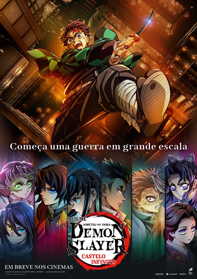 Trilogia de filmes Demon Slayer: Kimetsu no Yaiba ganhará as telonas