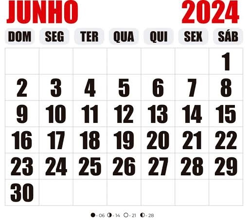 Calendário Junho 2024: saiba quais são os próximos feriados