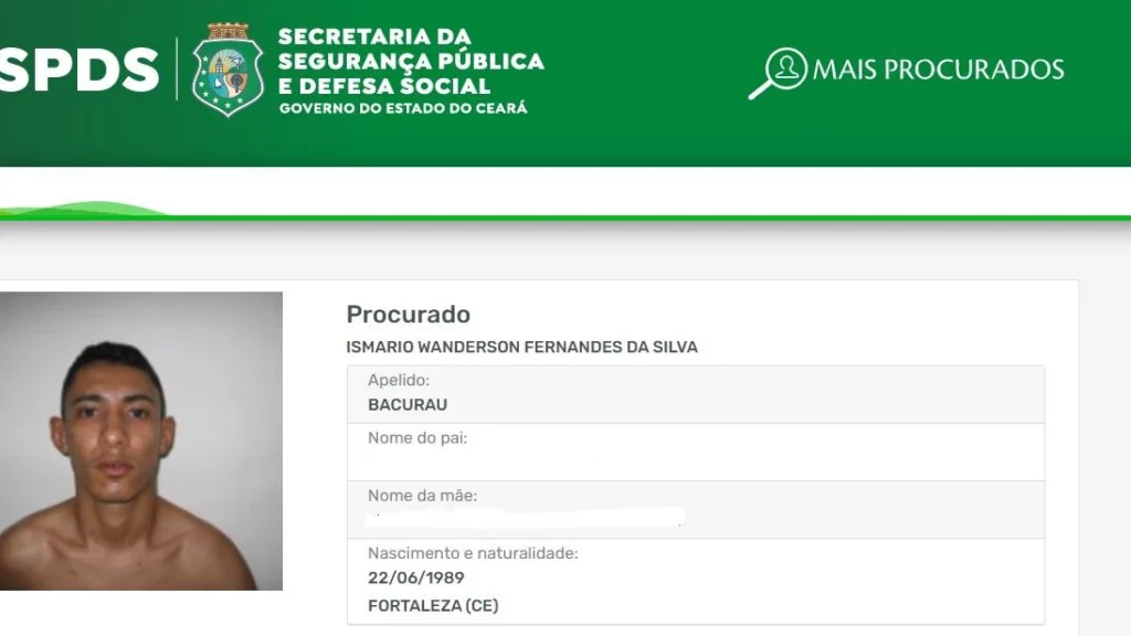 Preso no Rio de Janeiro um dos criminosos mais procurados do Ceará