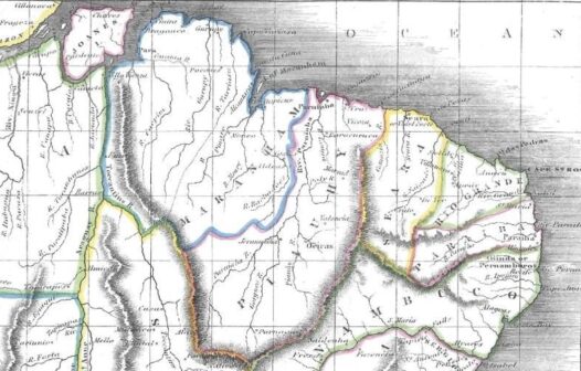 Mapa de 1840 encontrado em Londres vira ‘prova’ contra o Ceará