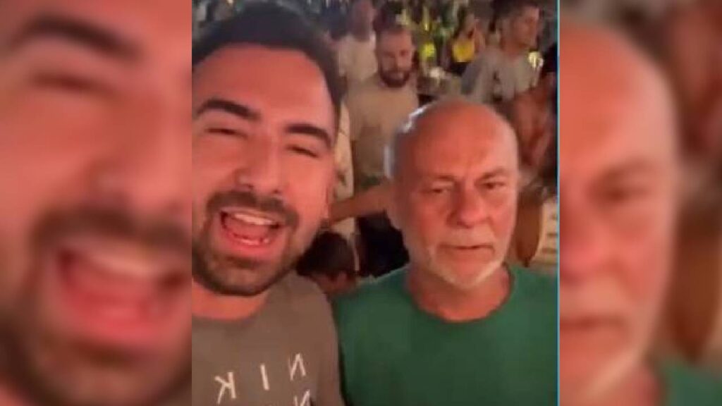 Pai faz sucesso na internet com vídeos dançando na balada com os filhos