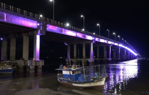 Nova iluminação da ponte sobre o Rio Ceará, em Fortaleza, será entregue nesta quinta-feira (6)