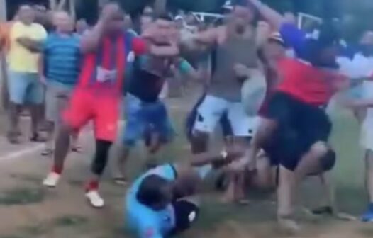 Árbitro é agredido por jogadores e torcedores em jogo amador em Meruoca, interior do Ceará