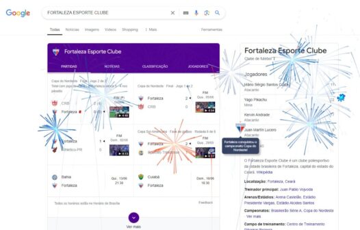 Fortaleza é homenageado pelo tri do Nordeste no buscador Google; entenda