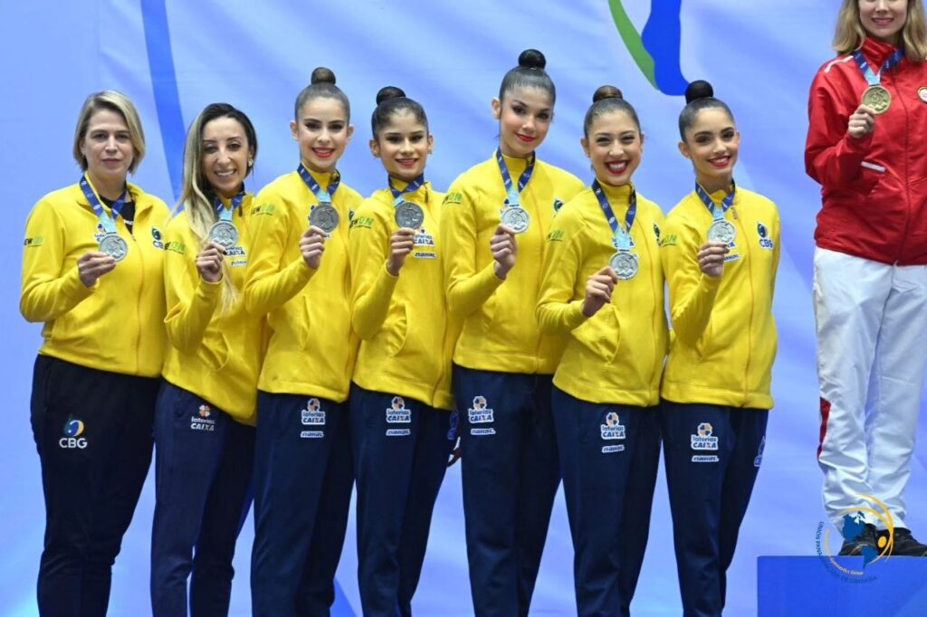 Seleção brasileira fecha Pan-Americano de Ginástica Rítmica com 12 medalhas