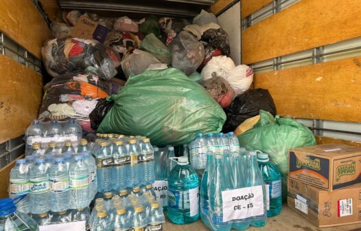 Passageiros do Metrofor doam 5,6 toneladas de itens para vítimas no Rio Grande do Sul