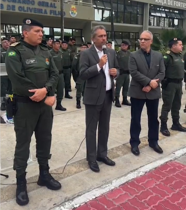 Elmano fala em intensificar diálogo com Justiça, MP e PF para combater a criminalidade