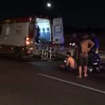 Acidente: motociclista fica ferido após colisão com carro na BR-116, em Fortaleza