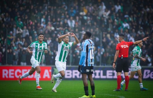 Juventude faz 3 a 0 em casa e mantém Grêmio na zona de rebaixamento do Brasileirão