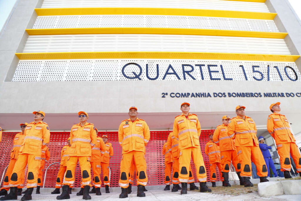 Novo quartel do Corpo de Bombeiros, onde era o Edifício Andrea, está quase concluído