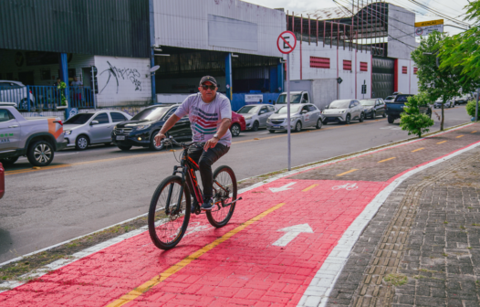 Avenidas Carneiro de Mendonça e Mozart Lucena recebem infraestrutura cicloviária