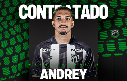 Meio-campista Andrey chega ao Ceará emprestado pelo Coritiba