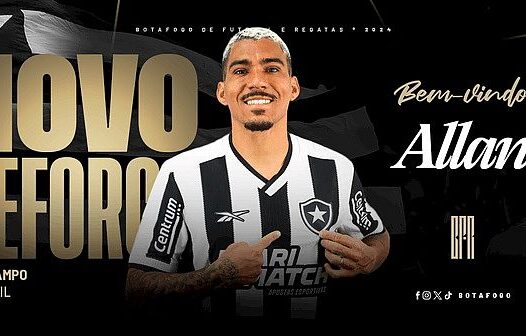 Botafogo anuncia a contratação do experiente volante Allan até dezembro de 2026