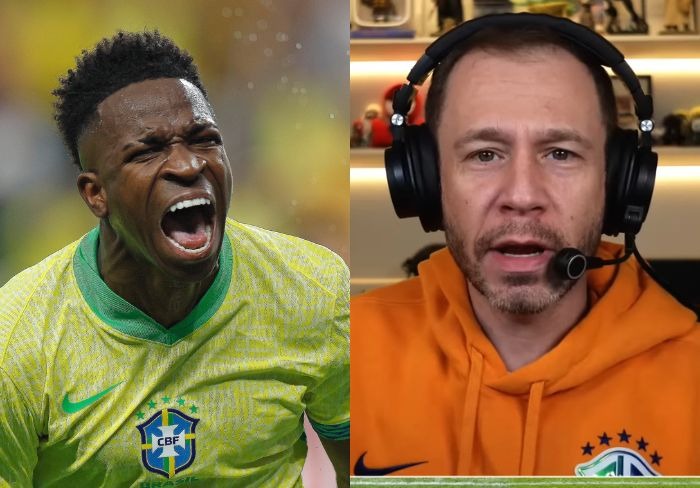 Leifert rebate Vinícius Júnior: ‘Acho você o melhor do mundo, mas pela seleção vai precisar de mais’