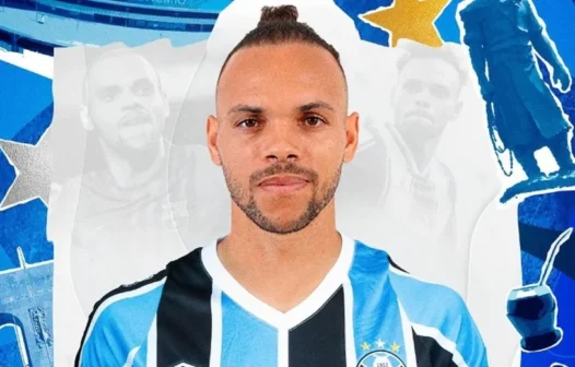 Grêmio confirma a contratação do atacante Braithwaite, dinamarquês com passagem pelo Barcelona