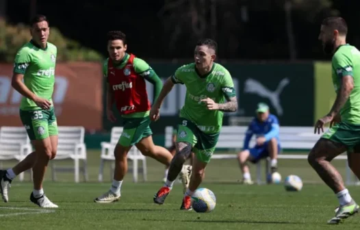 Palmeiras treina sem Estevão e Vitor Reis projeta jogo ‘grandíssimo’ com Flamengo