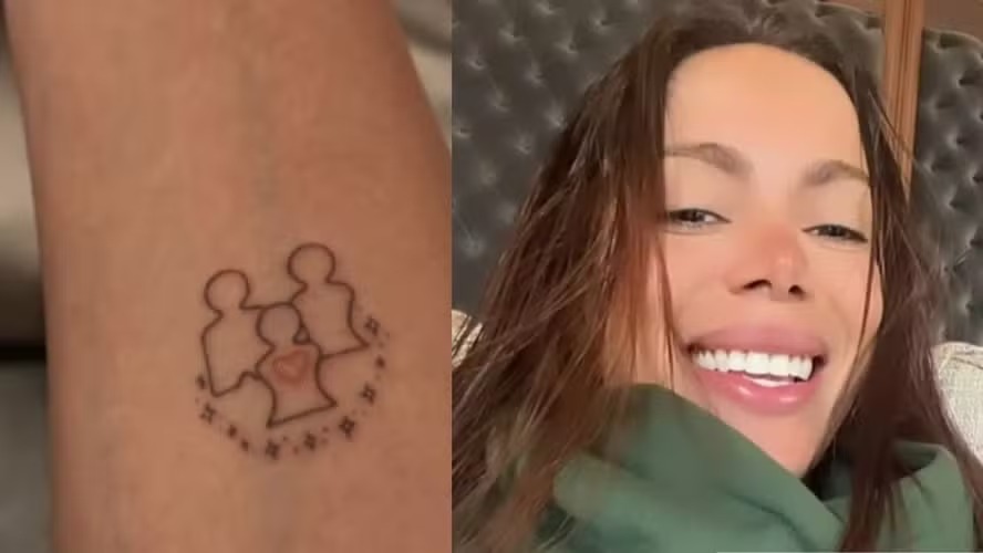 Anitta responde a críticas por tatuagem sobre constelação familiar