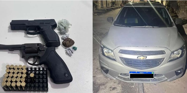 Quatro pessoas são capturadas em carro com placa clonada na BR-222