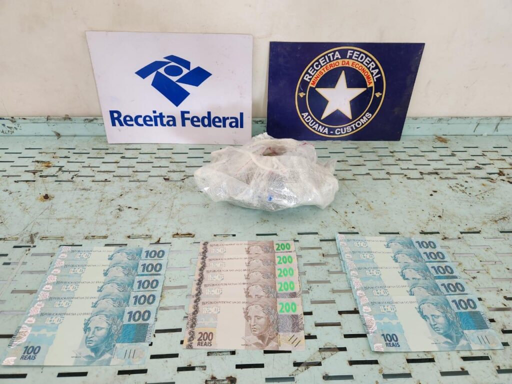 Receita Federal apreende drogas e notas falsas no Aeroporto de Fortaleza