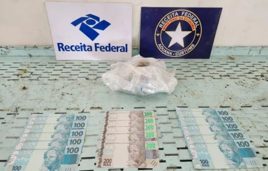 Receita Federal apreende drogas e notas falsas no Aeroporto de Fortaleza