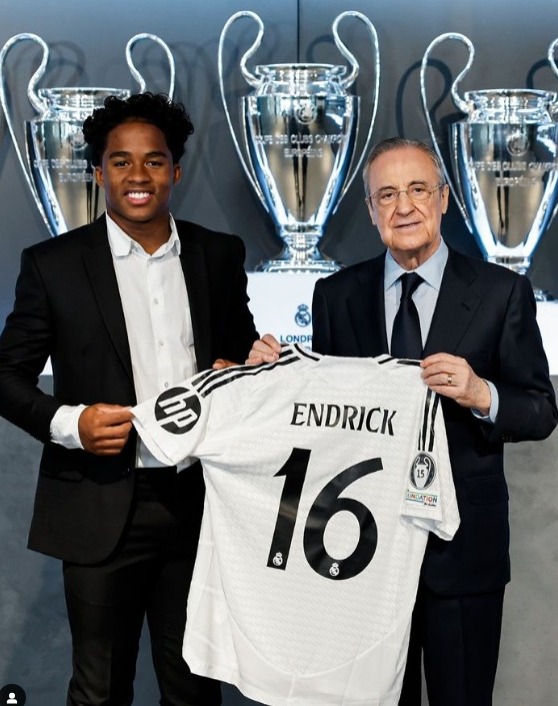 Endrick é apresentado no Real Madrid no Santiago Bernabéu cheio: ‘Não esperava tudo isso’