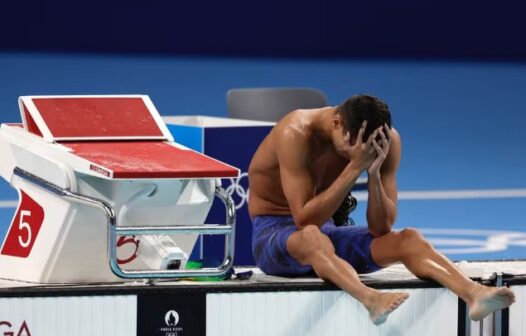 Guilherme Costa, o Cachorrão, fica em 5º lugar nos 400m livre em Paris-2024