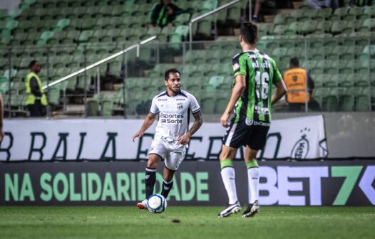 Ceará empata com América-MG em jogo válido pela 18ª rodada da Série B do Campeonato Brasileiro