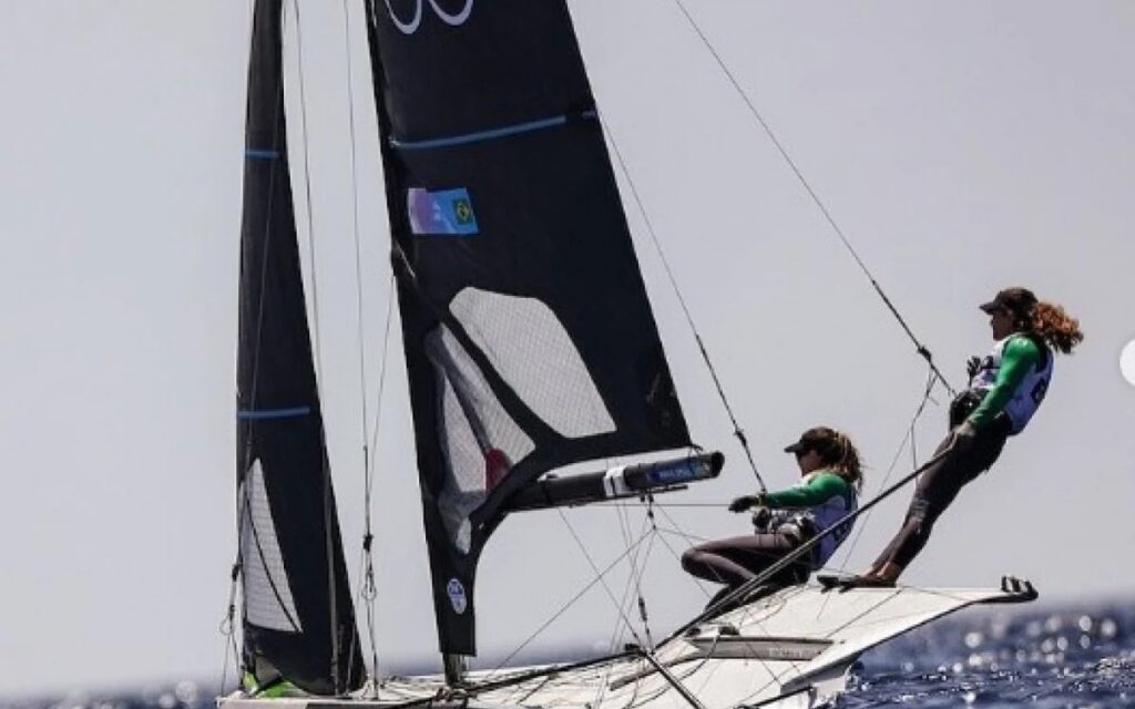 Grael e Kunze têm novo dia ruim, continuam em 15º na vela e longe da disputa da Medal Race