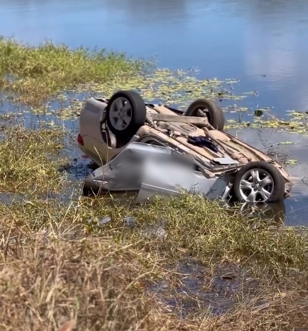 Motorista morre ao perder controle do carro e cair em açude na Ibiapaba, no Ceará