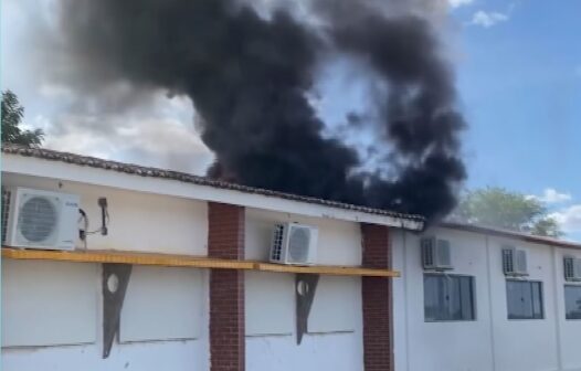 Incêndio atinge escola pública no município de Catunda, no interior do Ceará