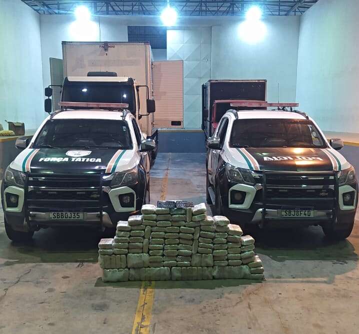 Caminhoneiro é preso transportando 135 kg de maconha com nota fiscal que indicava “artesanato”