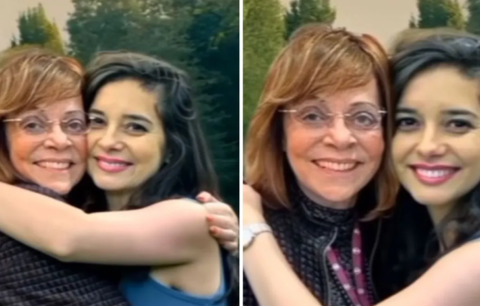 Gloria Perez abraça filha Daniella em vídeo feito por IA e se emociona: “Sem palavras”