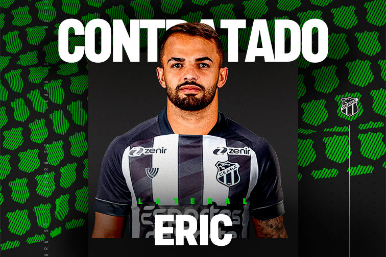 Ceará anuncia a contratação do lateral-esquerdo Eric