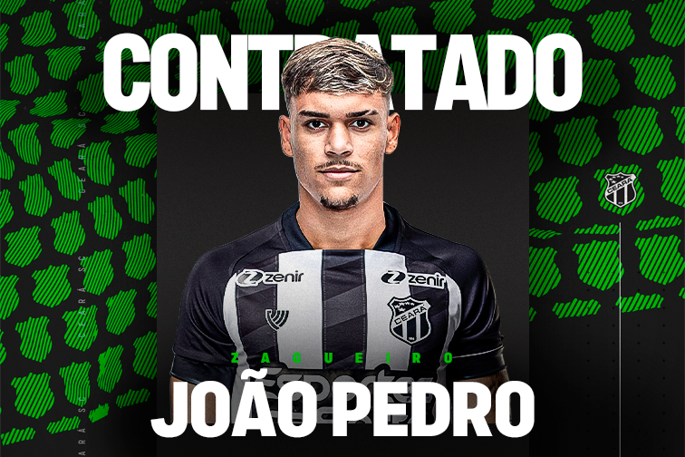 Ceará anuncia contratação do zagueiro João Pedro