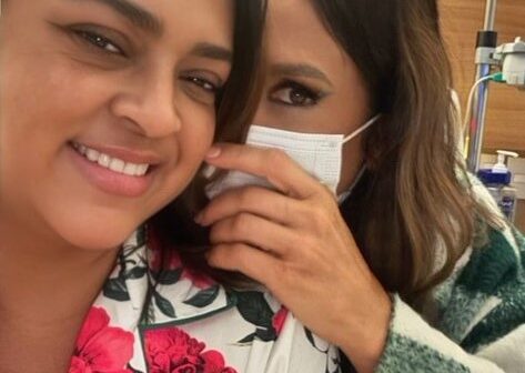 Após volta do câncer, Ivete Sangalo visita Preta Gil no hospital