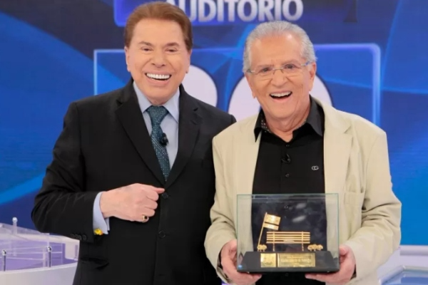 Carlos Alberto de Nóbrega agradece 70 anos de amizade com Silvio Santos