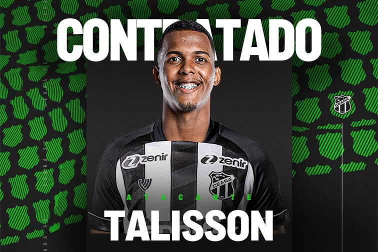 Ceará anuncia contratação do atacante Talisson