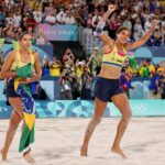 Ana Patrícia e Duda faturam medalha de ouro no vôlei de praia feminino