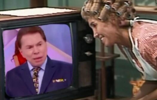 ‘Dona Florinda’, de Chaves, faz homenagem a Silvio Santos