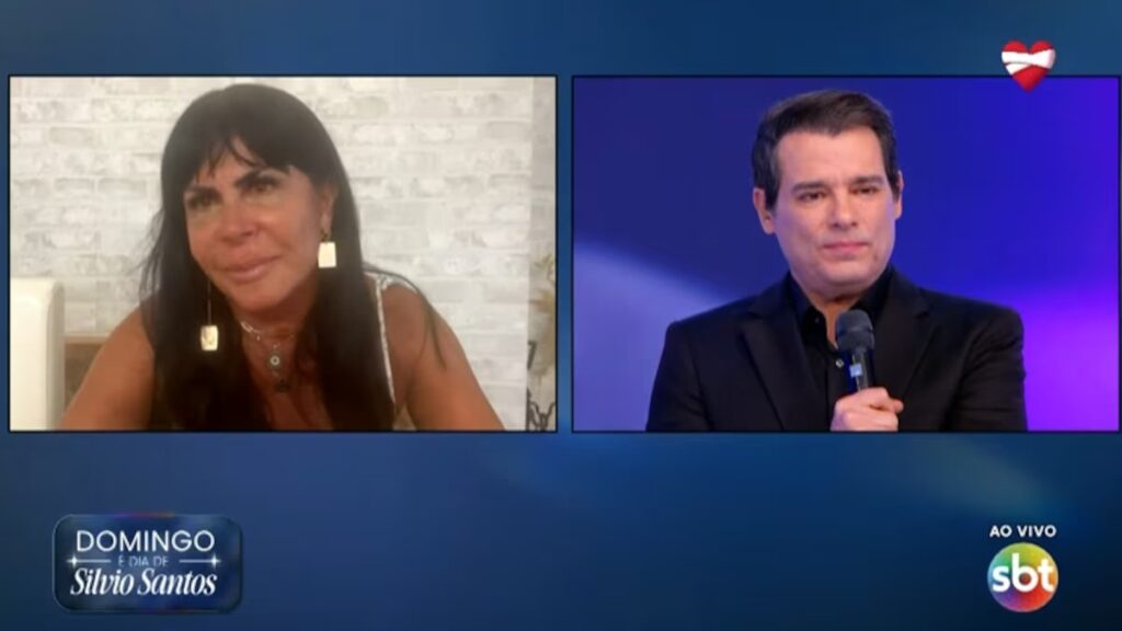 ‘Você é o filho homem que o Silvio não teve’, diz Gretchen a Celso Portiolli no SBT