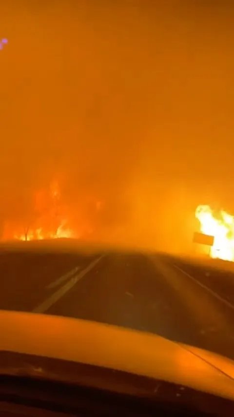 Queimadas no interior de Minas Gerais dificulta locomoção em toda a região