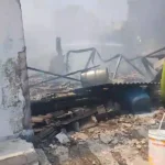 Depósito de reciclagens em Pacatuba é atingido por incêndio