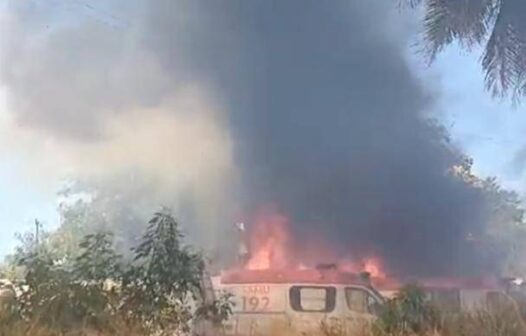 Incêndio próximo a hospital obriga retirada de pacientes; não houve feridos