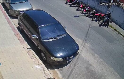 Moto é furtada em questão de minutos em rua do bairro Parangaba