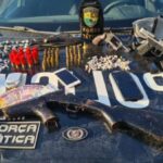 Polícia Militar prende quatro suspeitos de tráfico de drogas e posse ilegal de arma de fogo em Umirim