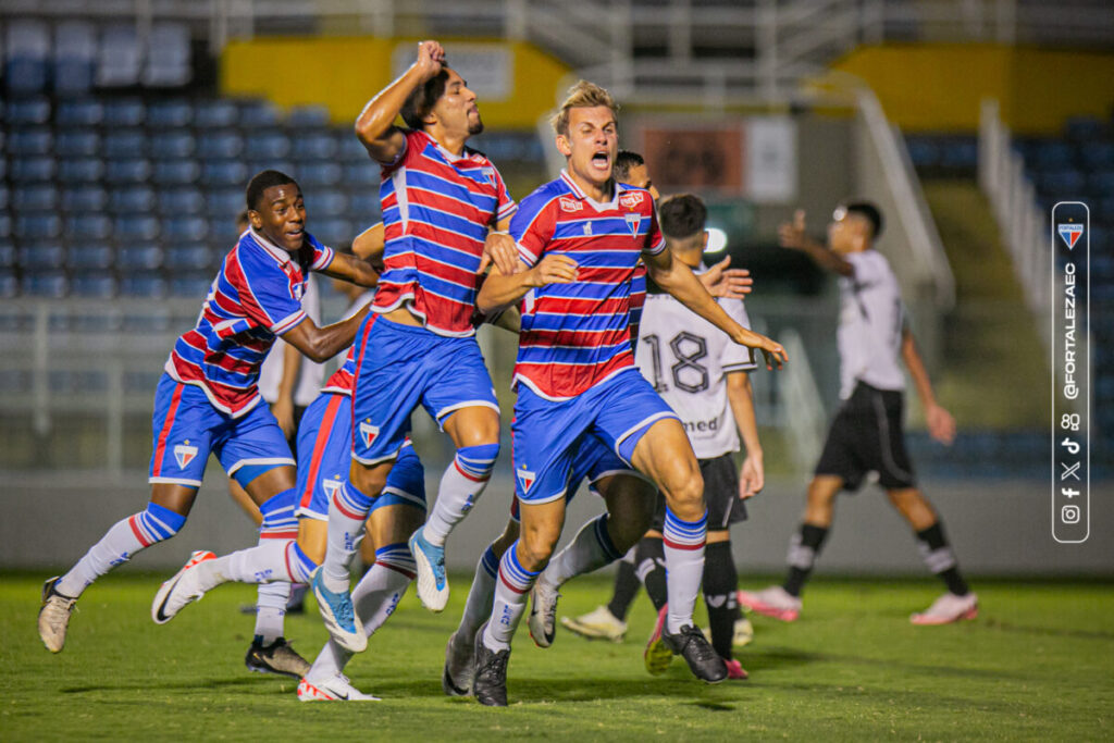 Fortaleza é campeão cearense Sub-20 com vitória de virada sobre o Ceará