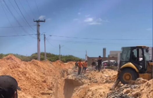 Operário morre soterrado em obra de saneamento no município de Camocim, no Ceará