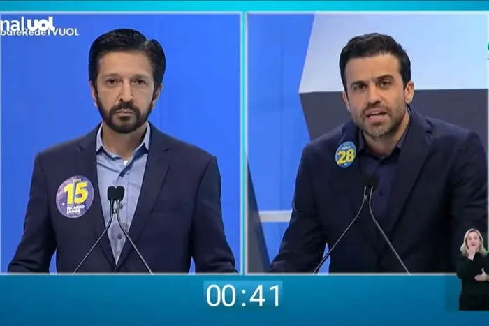 Debate ‘RedeTV!/UOL’ tem bate-boca entre Marçal e Ricardo Nunes