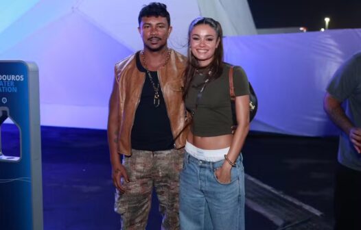 Sophie Charlotte e Xamã curtem show de Duda Beat, no Rock In Rio