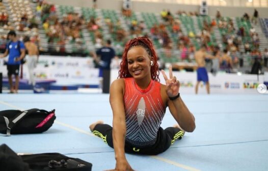 Rebeca Andrade ganha ouro nas barras assimétricas no Brasileiro, seu 1º torneio após Paris-2024